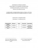 CLARIFICACIÓN Y ESTABILIZACIÓN DE RAICILLA PARA EL APOYO DE PEQUEÑOS PRODUCTORES DE ESTA BEBIDA EN MASCOTA, JALISCO