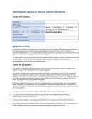 Identificación del marco legal en materia informática
