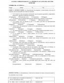EXAMEN CORRESPONDIENTE A LA PRIMER EVALUACIÓN DEL SEGUNDO SEMESTRE