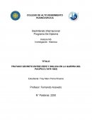 TRATADO SECRETO ENTRE PERÚ Y BOLIVIA EN LA GUERRA DEL PACÍFICO (1879-1883)