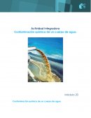 Contaminación química de un cuerpo de agua.