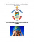 PLAN DE TRABAJO DE EDUCACIÓN PARA EL DESARROLLO SOSTENIBLE