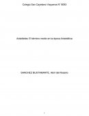 Aristóteles: El término medio en la época Aristotélica