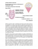 Reporte 1: Análisis de capítulos 1, 2 y 3 Técnicas y Habilidades de Ventas[