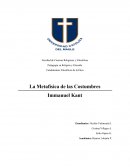 La metafisica de las costumbres