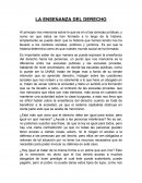 LA ENSEÑANZA DEL DERECHO ENSAYO
