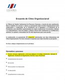 Encuesta de Clima Organizacional