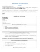 PRINCIPIOS DE LA ADMINISTRACIÓN - TAREA