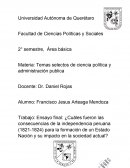Consecuencias de la independencia peruana (1821-1824) para la formación de un Estado Nación y su impacto en la sociedad actual