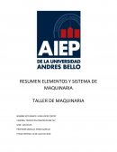 Maquinaria tipo de motores