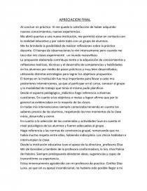 APRECIACION FINAL. Página 1
