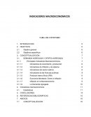 Indicadores macroeconomicos trabajo