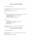 SE SOLICITA PRACTICANTE DE MARKETING