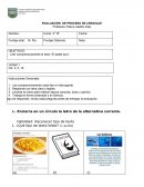 Evaluación El balde azul