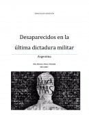 Desaparecidos en la última dictadura militar