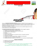 PROYECTO DEPORTIVO “PROYECTANDO SUEÑOS”