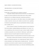 MARCO TEÓRICO Y ANÁLISIS INSTITUCIONAL