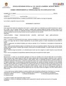 EXAMEN CORRESPONDIENTE AL TERCER BLOQUE DEL CICLO ESCOLAR 2017-2018.