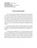 Filosofía y Antropología filosófica ensayo