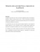 Relación entre actividad física y depresión en la población