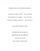 PROBLEMÁTICA DEL COMERCIO INFORMAL