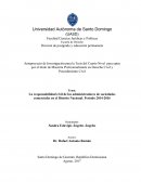 La Responsabilidad civil de los administradores de sociedades comerciales en el Distrito Nacional. Período 2014-2016