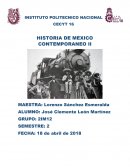 HISTORIA DE MEXICO CONTEMPORANEO II