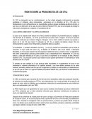 ENSAYO SOBRE LA PROBLEMÁTICA DE LOS CFCs