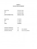 Ejercicio de Costos Estimados
