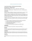 PROYECTO “SOLIDARIDAD ESCOLAR” (ARTEGYM)