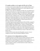 El cambio político en la región del Río de la Plata