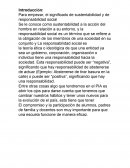 El significado de sustentabilidad y de responsabilidad social