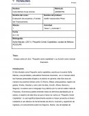 Ensayo sobre el Libro: “Pequeño cerdo capitalista” y su función como manual financiero