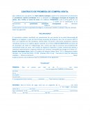 CONTRATO DE PROMESA DE COMPRA VENTA