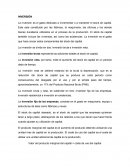 La inversión es el gasto dedicado a incrementar o a mantener el stock de capital