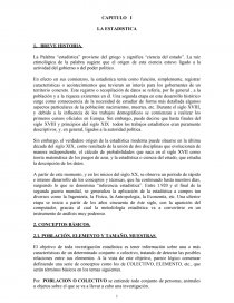 LA ESTADISTICA. CONCEPTOS BÁSICOS. Página 1