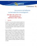 ISO 9001 DEL 2015 Y SU APLICACIÓN EN LA EMPRESA AIRE TURCA