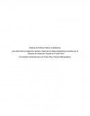 Análisis de Política Pública: Estadísticas