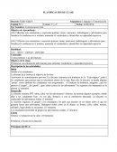 Planificacion clase. Lenguaje y Comunicación