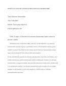 El origen y el desarrollo de las relaciones internacionales, dando a conocer los procesos y cambios