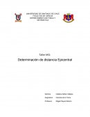 Taller Nº2: Determinación de distancia Epicentral