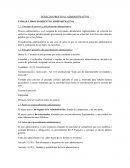 Derecho Procesal Administrativo. Actos en el procedimiento administrativo