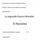 La segunda guerra mundial y El Nazismo