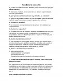 Cuestionario - economía