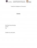 Proyectos de Investigación en Comunicación. Evidencias