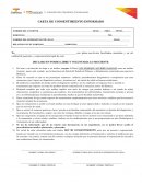 CARTA DE CONSENTIMIENTO INFORMADO