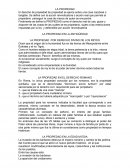 LA PROPIEDAD EN LA ANTIGÜEDAD