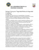 De la seguridad publica ala seguridad ciudadana