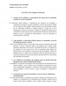 Comportamiento del Consumidor. TALLER