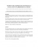 INCIDENCIA DEL GRADIENTE DE VELOCIDAD EN LA COAGULACION CON ¿HIDROXIDO DE ALUMINIO?